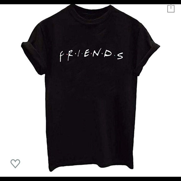 Tops - “Friends” Black T-Shirt
